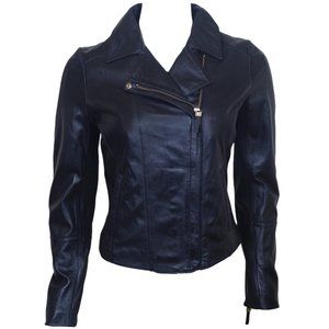 CLASSIC WOMEN’S MOTORCYCLE LEATHER BIKER JACKET